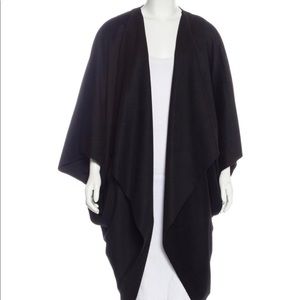 Black Eskandar wool cardigan